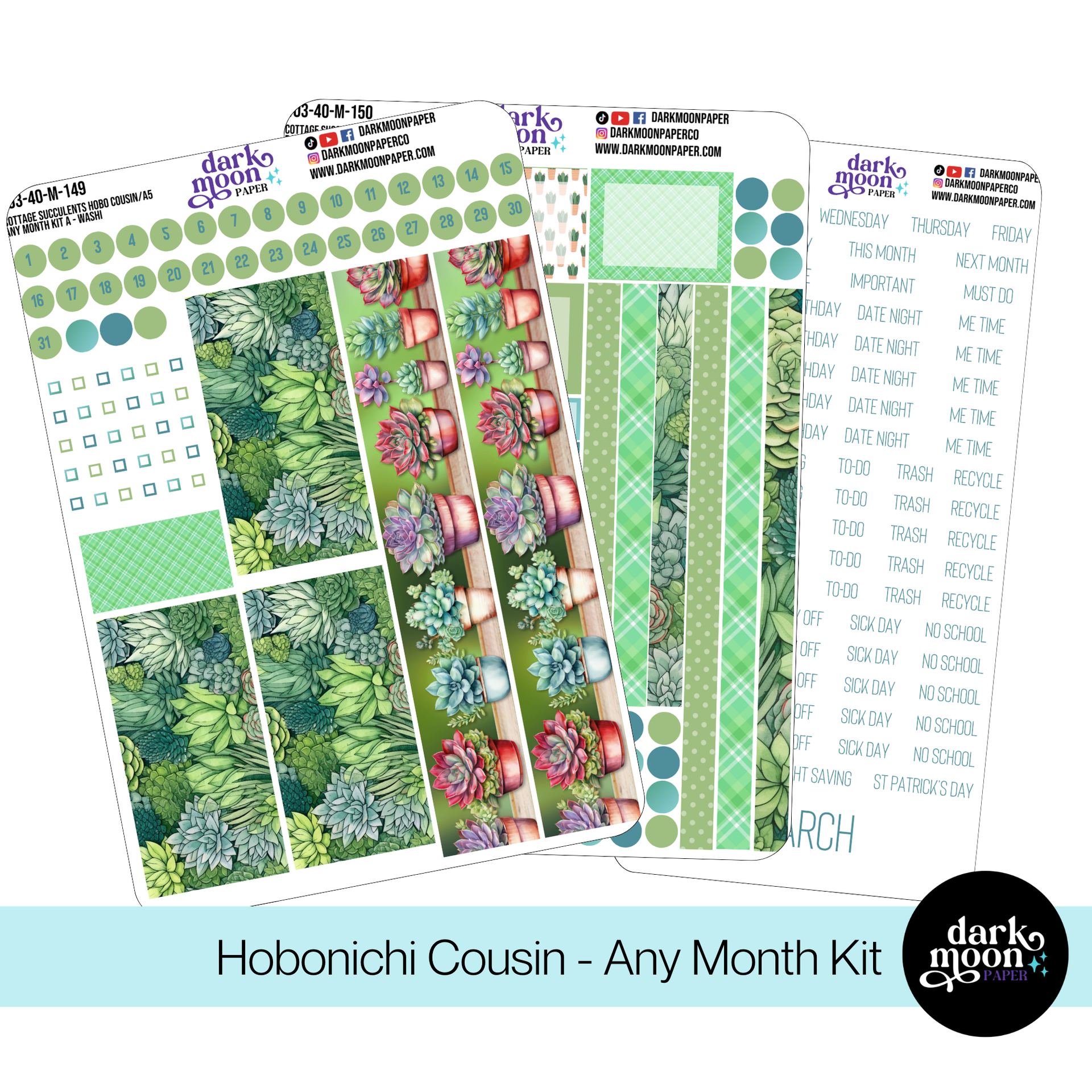 Any-Month Monthly Kit – Cottage Succulents