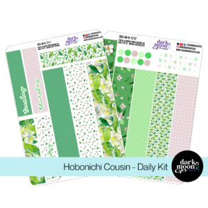 Hobonichi Cousin Daily Pages Kit - Fresh Jasmine - 303-40-D
