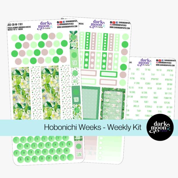 Hobonichi Weeks Weekly Kit - Fresh Jasmine - 303-30-W
