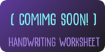 more handwriting worksheets coming soon